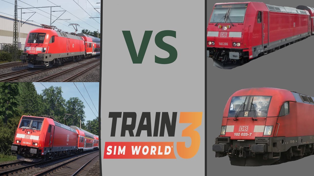 Real sound vs Train Sim World audio comparison