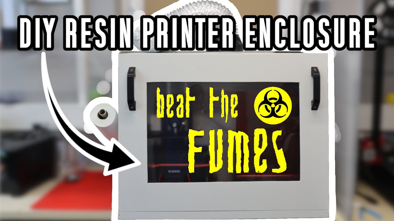 DIY Resin Printer Enclosure with fume extraction