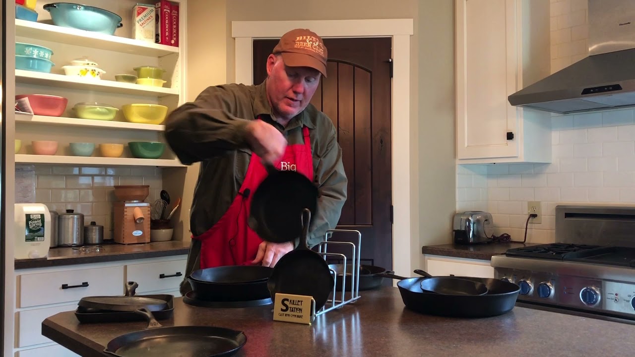 Skillet Station Cast Iron Display Rack