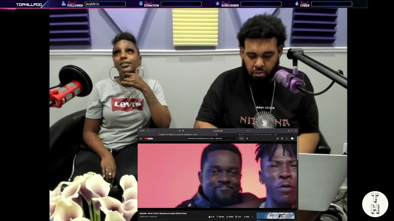 REACTING TO SARKODIE - WHINE FI ME FT. STONEBWOY & JUPITER