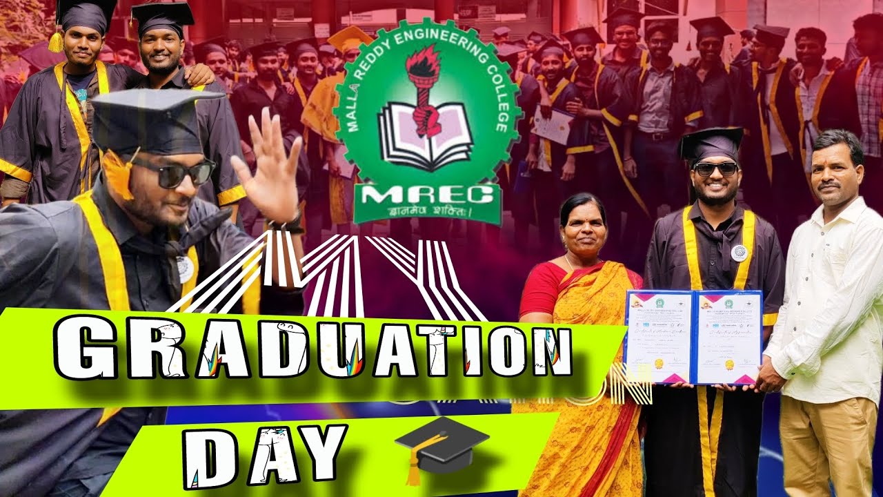 MALLA REDDY ENGINEERING COLLEGE MREC || MY GRADUATION DAY 🎓|| NARESH CHARY||