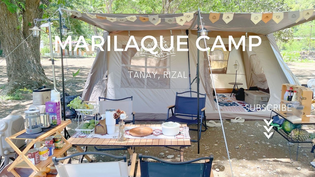 Camping Vlog @ Marilaque Camp, Tanay, Rizal | Naturehike Village 13 | silent vlog | 4k