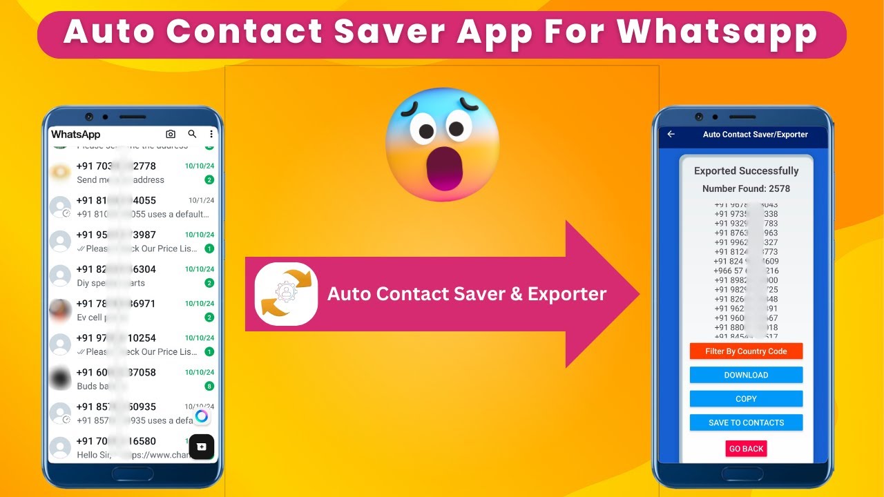 How to Automatically Save WhatsApp Contacts — Best Contact Extractor Tool 2025