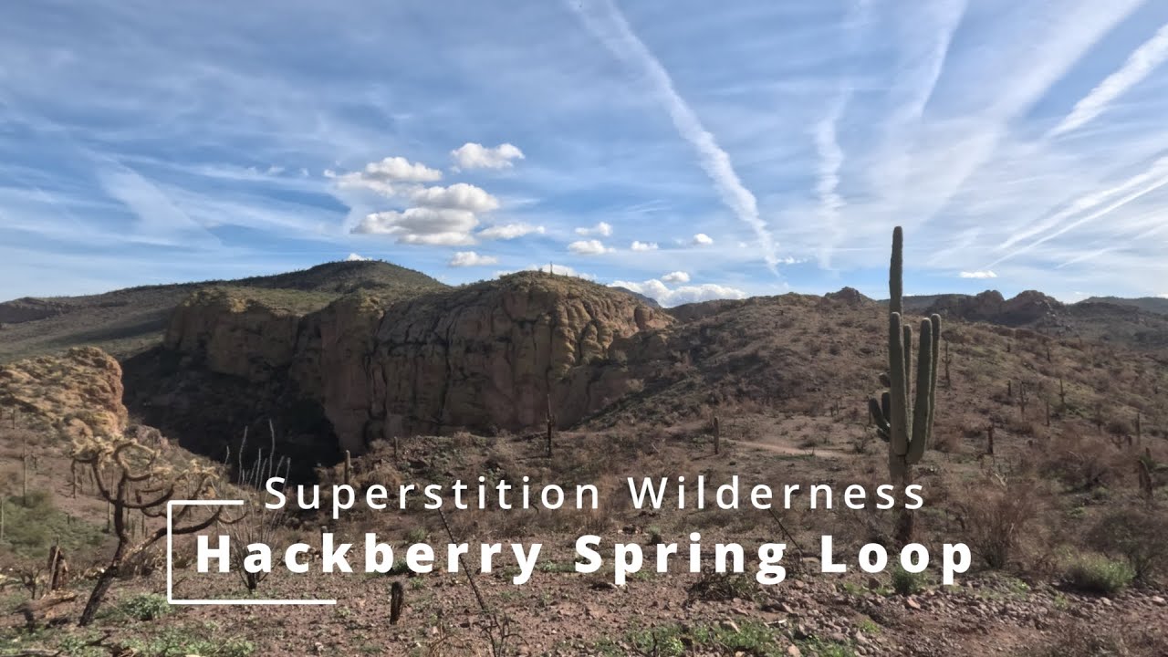 Hiking Hackberry Springs Loop Trail - Mountains, Canyons, Wildflowers, Scenic