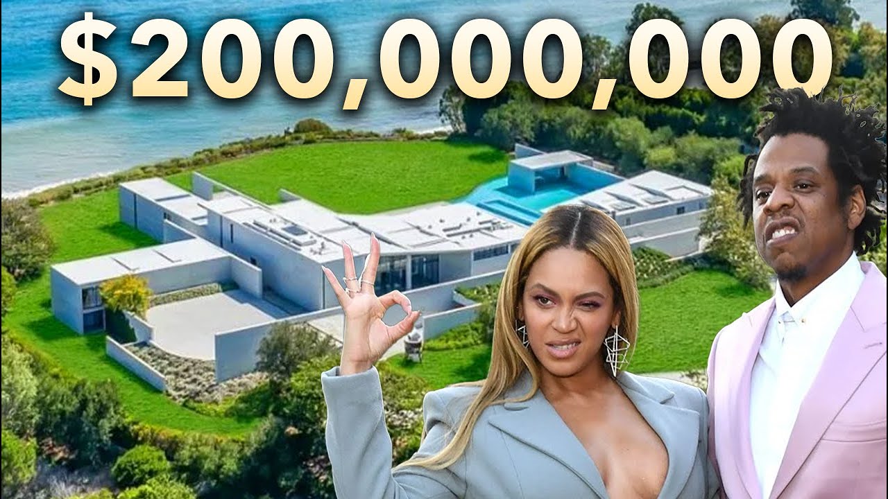 Inside JayZ and Beyonce&rsquo;s $200,000,000 Megamansion in Malibu with OCEAN Views!