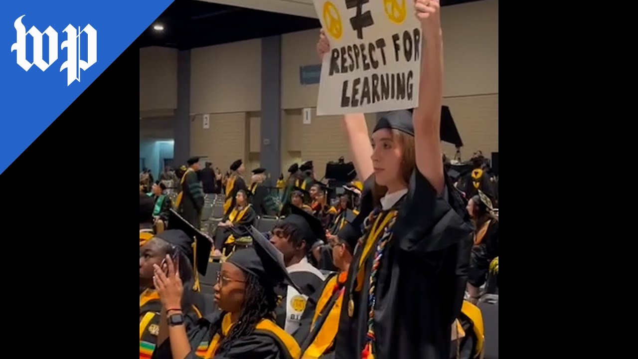 VCU grads walk out during Gov. Youngkin&rsquo;s speech