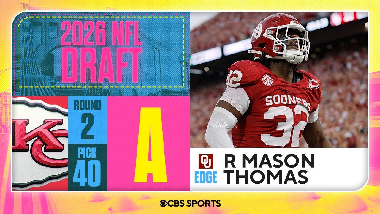 Chiefs select R Mason Thomas in Second Round, No. 40 overall | 2026 NFL Draft Grades & Reaction