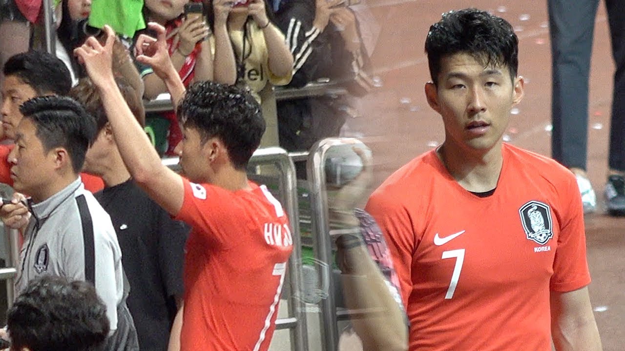 [현장직캠] 한국 vs 호주 축구 A매치 손흥민(SON HEUNG-MIN) 경기 끝난 직후부터 퇴장까지 190607