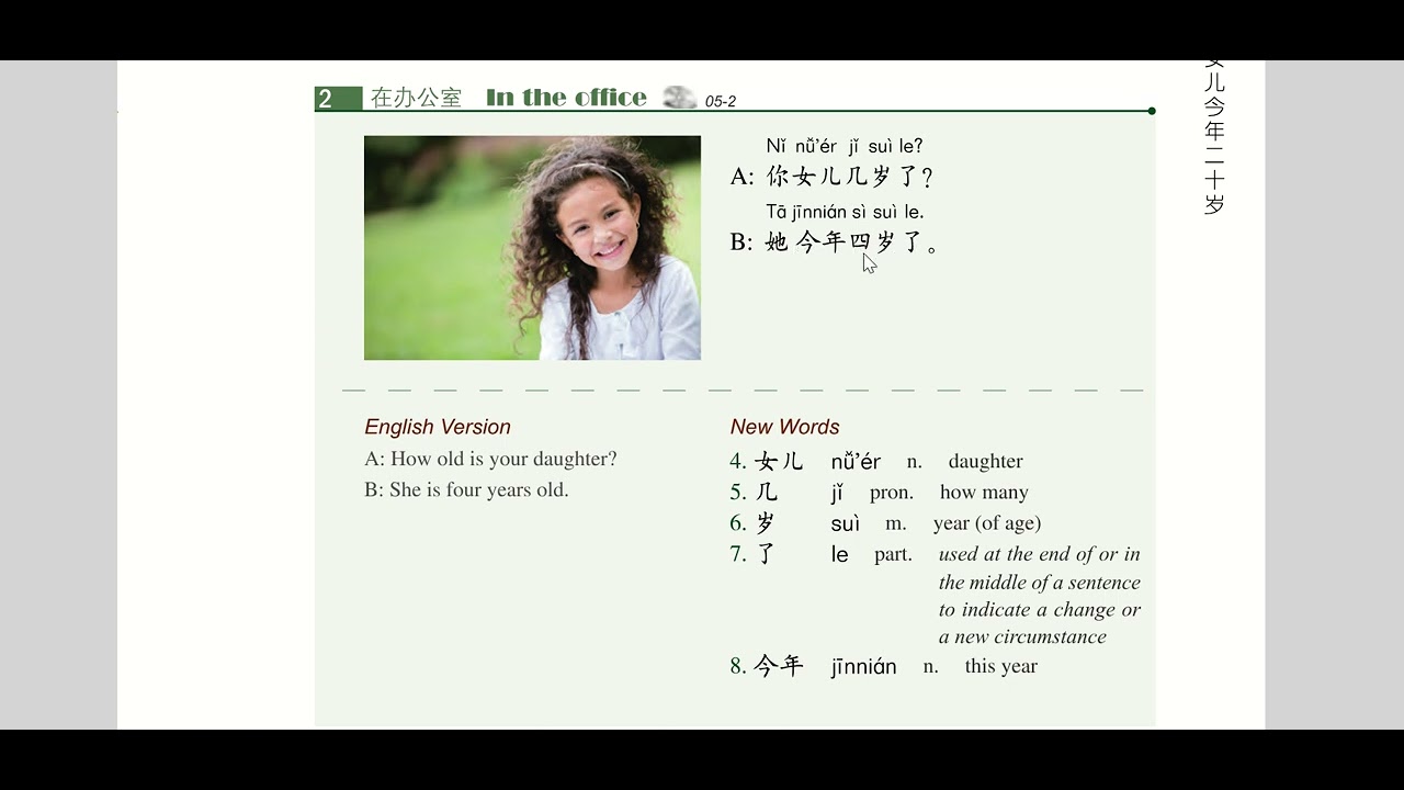 HSK 1 – Chapter 5