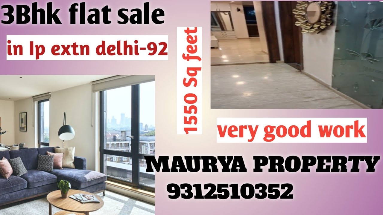 3Bhk and store room sale in ip extn delhi-92 || #home #3bhkflatindelhincr #flat 