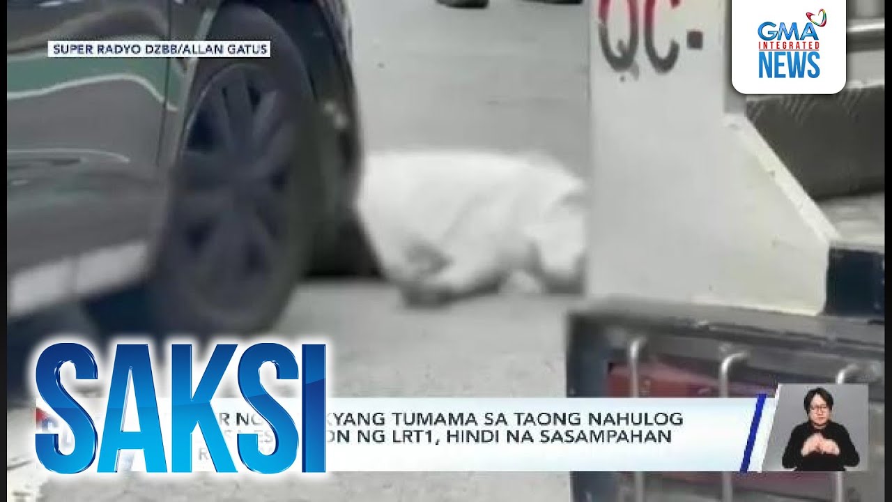 Driver ng sasakyang tumama sa taong nahulog mula sa estasyon ng LRT1, hindi na sasampahan... | Saksi