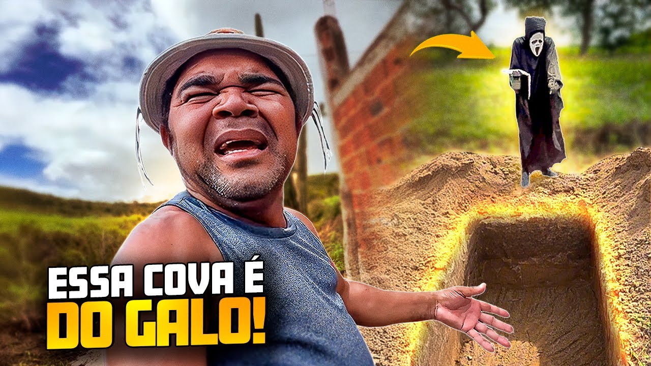 GALO CEGO VIU O VÍDEO DA COVA QUE A MORTE ENVIOU | MATHEUS COBERTURA 🤣🤣 | GALO CEGO