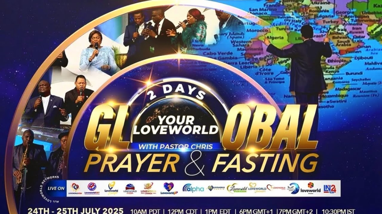 DAY 2: GLOBAL PRAYER & FASTING WITH PASTOR CHRIS | JULY EDITION