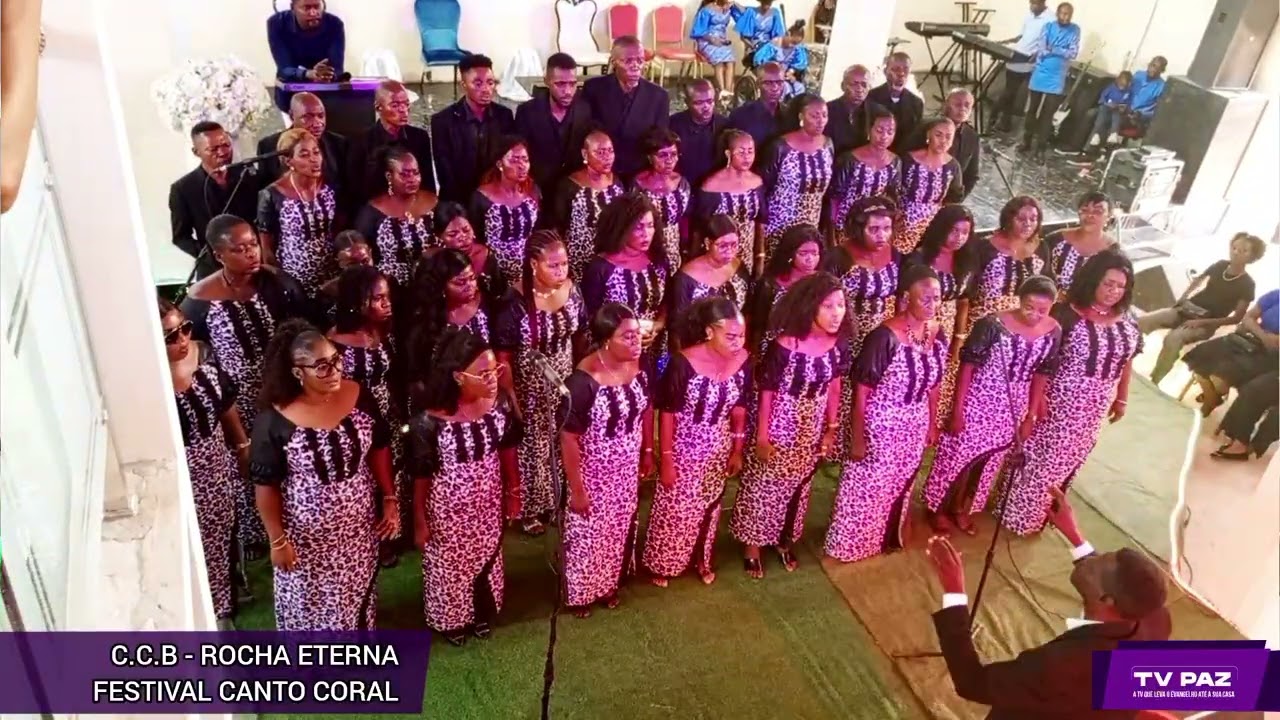 C.C.B - Rocha Eterna no festival canto coral de interpretação dos hinários da IEBA
