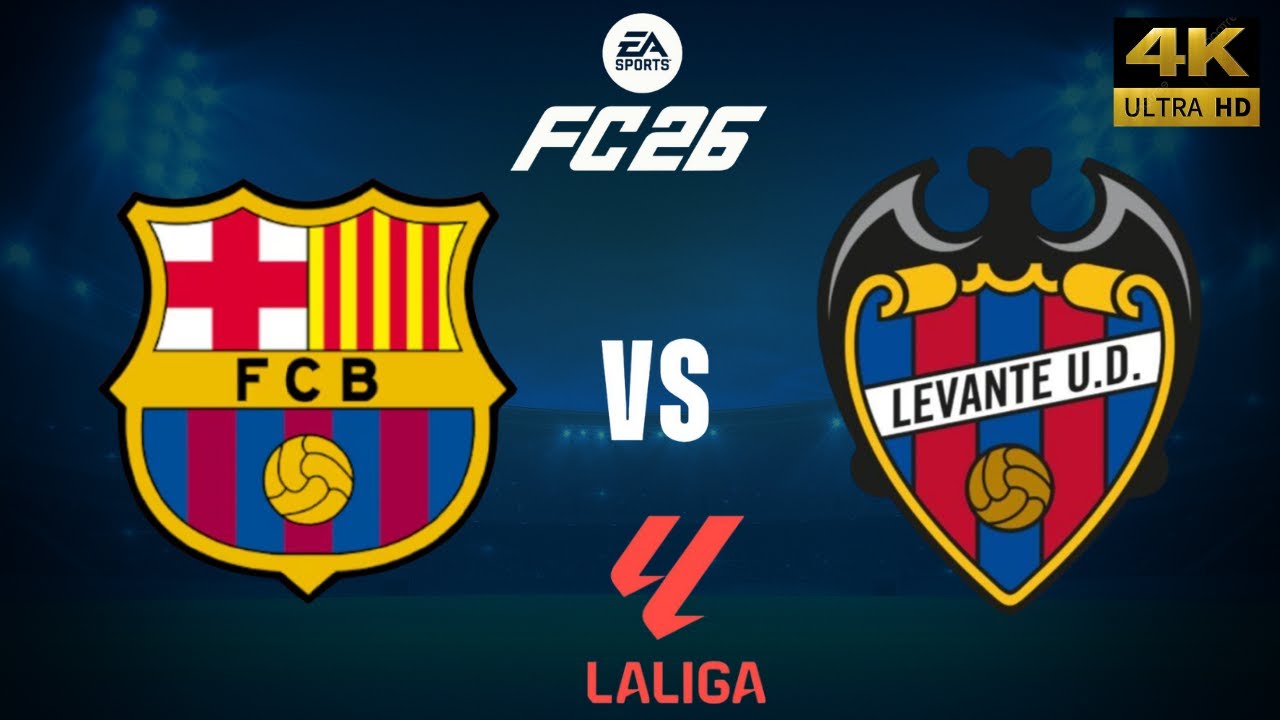 FC 26 - FC Barcelona vs Levante - LaLiga 25/26 Full Match - PC [4K60]