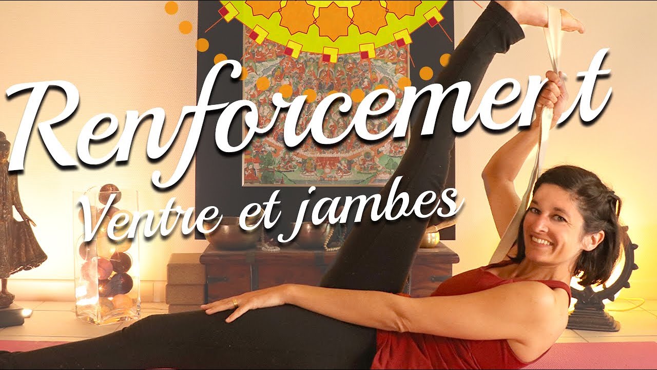 Séance Yoga Renforcement | Hatha Yoga au sol pour les jours où on a pas trop envie ! •30 min•