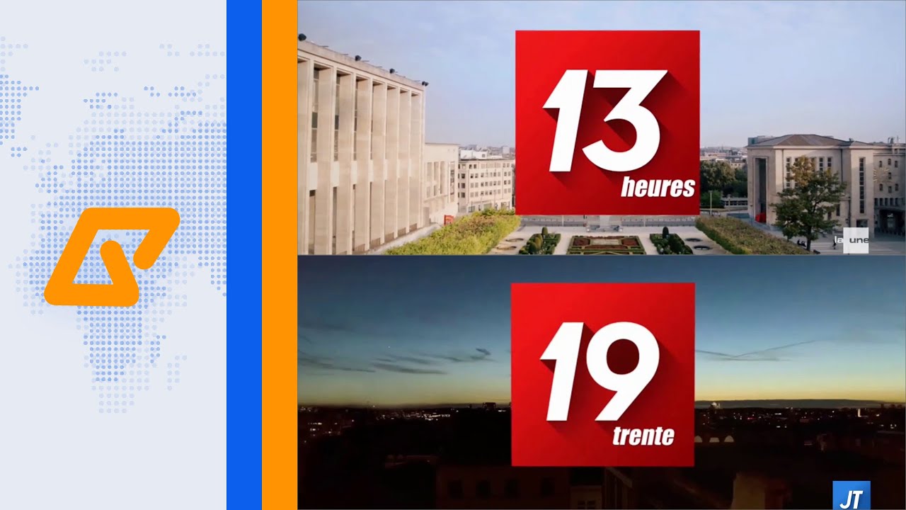 RTBF 19 trente & 13 heures Intro Evolution