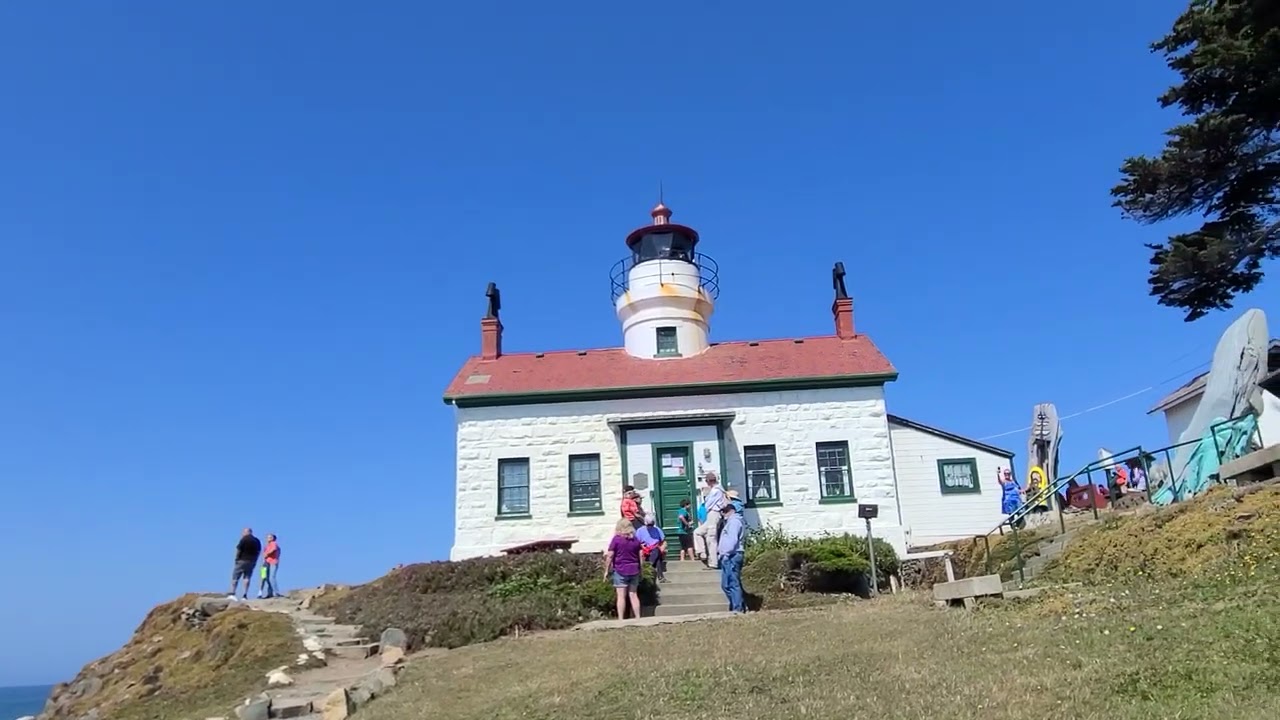 View from 1856 Battery Point Lighthouse and Museum Crescent City California