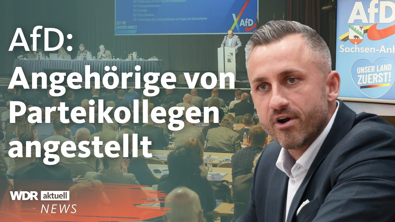 Vorwurf der Vetternwirtschaft in der AfD: Bundesvorstand ber&auml;t &uuml;ber Vorgehen | WDR Aktuelle Stunde
