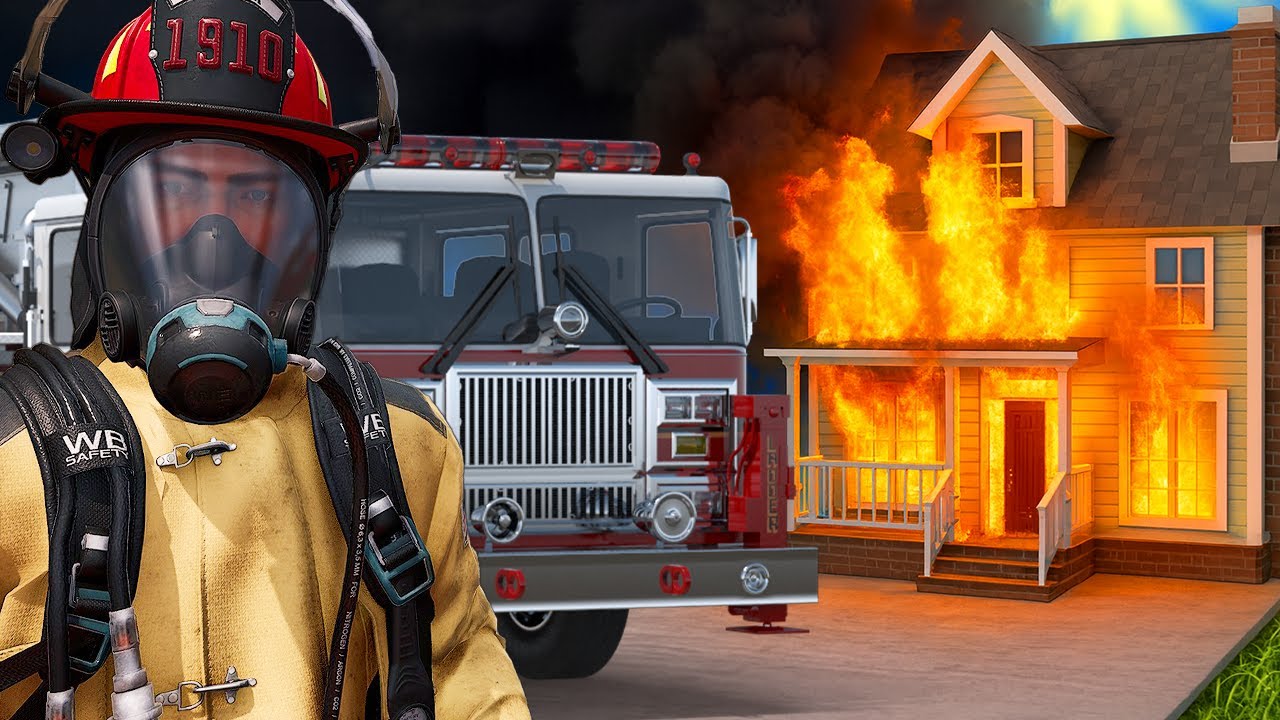 Spycakes & OB Helped Me Fight a MASSIVE House Fire! (Firefighting Simulator Ignite)
