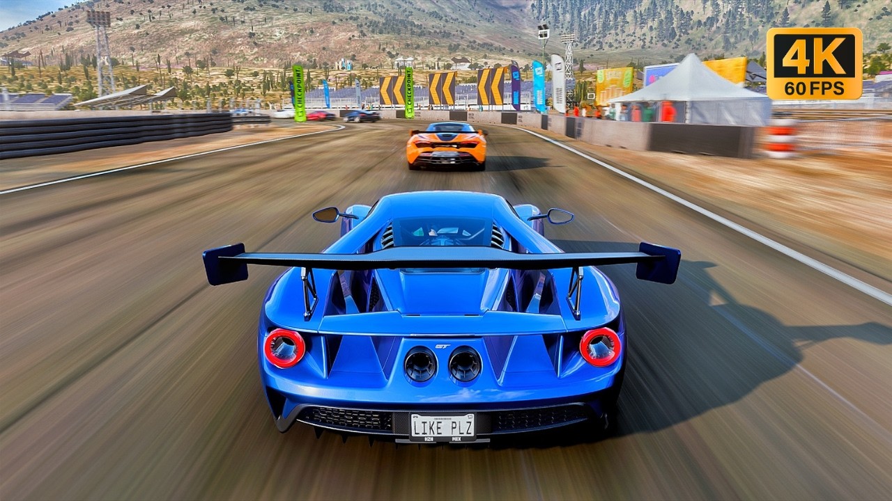 Ford GT vs Supercars | Forza Horizon 5 Steering Wheel Gameplay