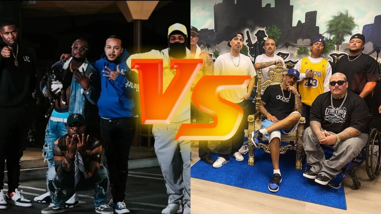 Crip rappers vs Sureno rappers (UTTDAWG, Mr Criminal, WOODROTHEMAN)