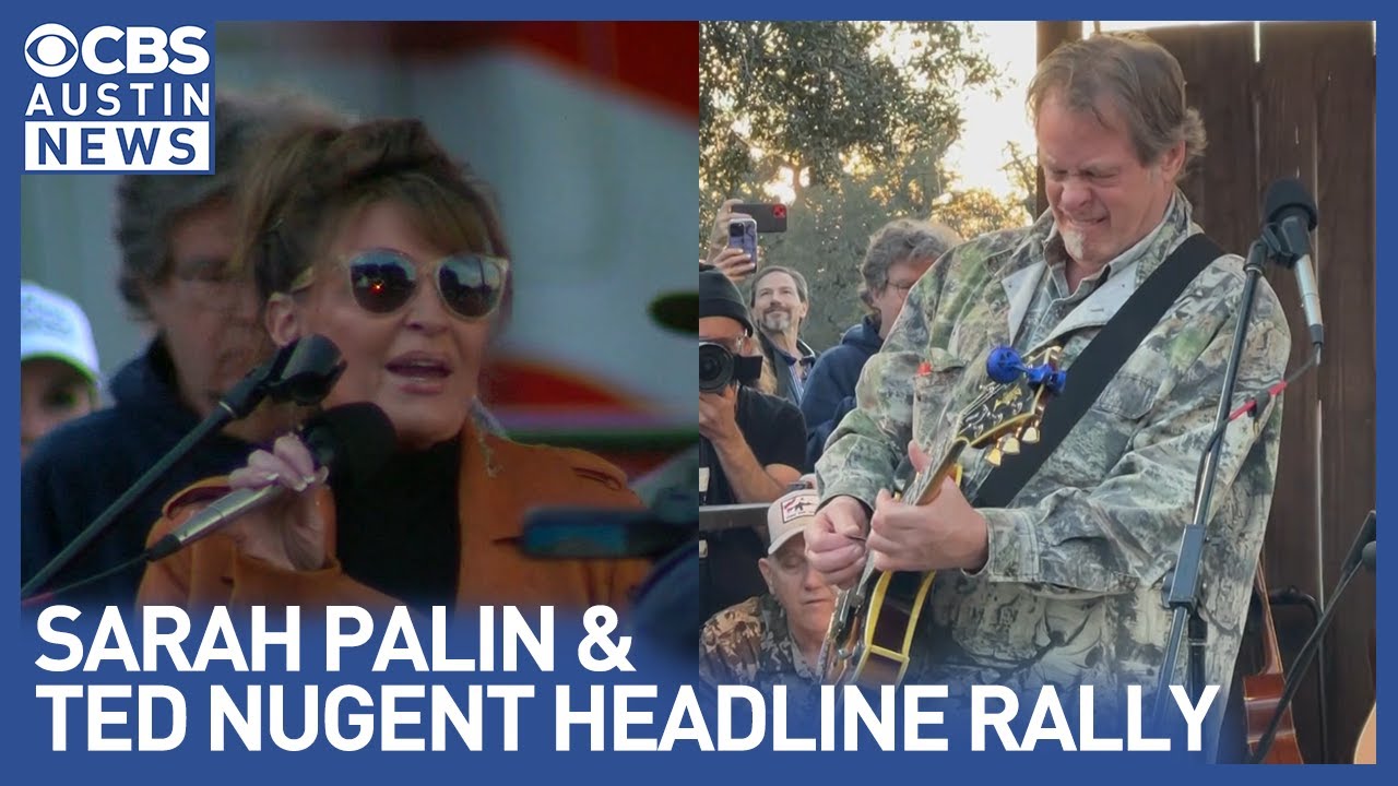 Border security takes center stage at Texas rally with Sarah Palin and Ted Nugent
