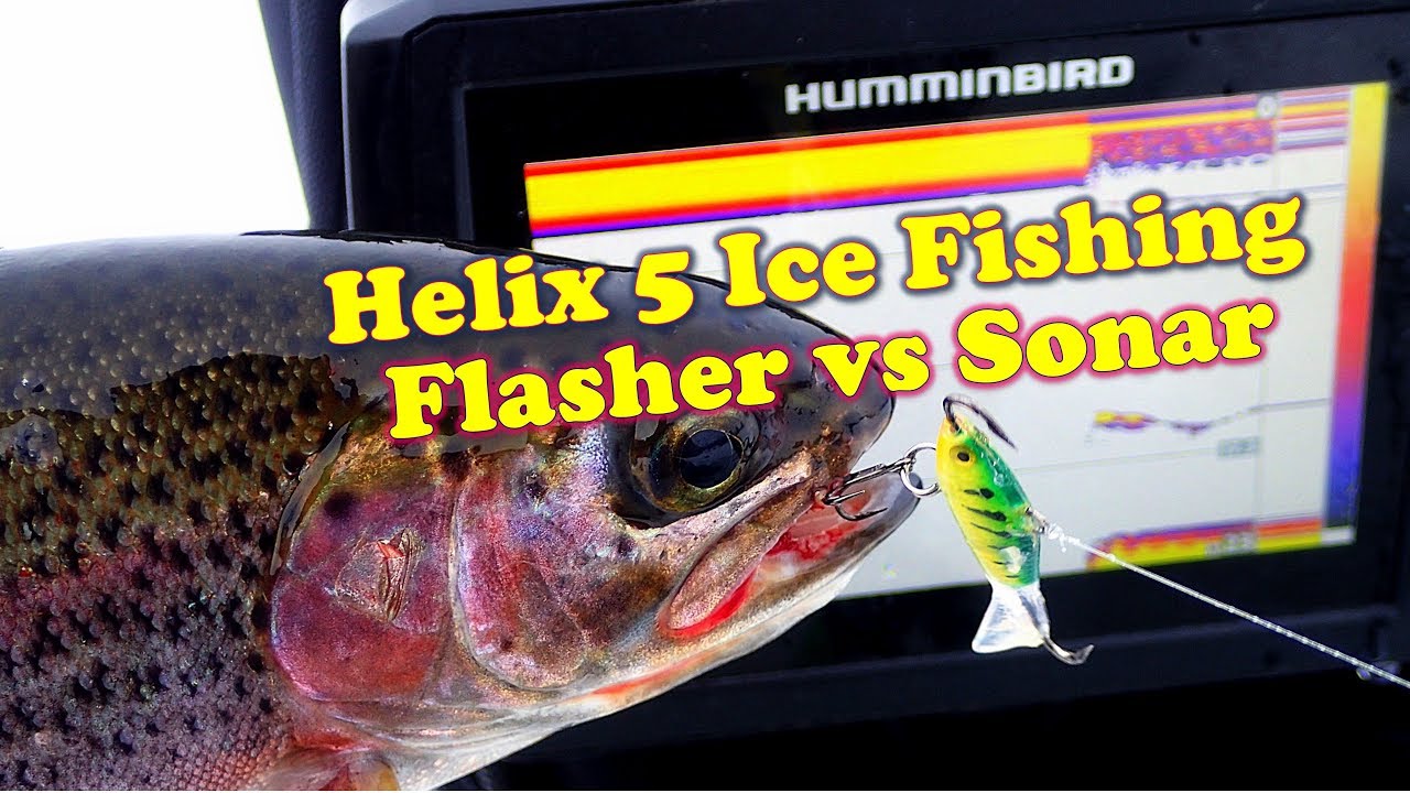 Helix 5 Ice Fishing: Flasher vs Sonar Modes