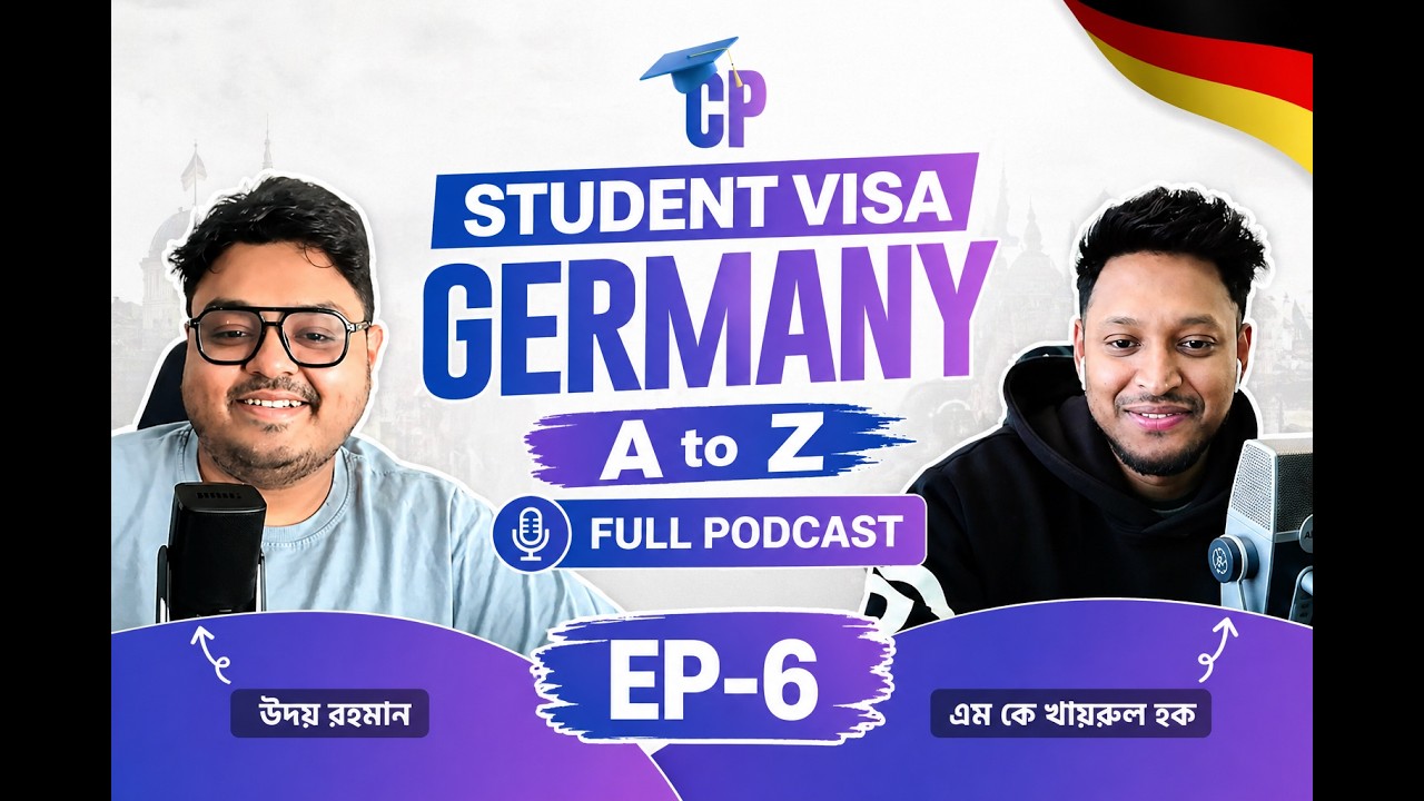 🇩🇪 Germany Free Student visa podcast| Full Process A to z | Mk Haque | EP-06