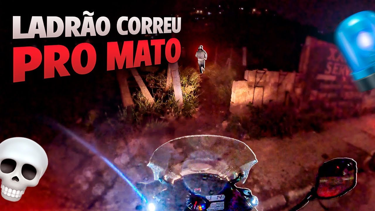 FUGA DESESPERADA: SUSPEITO ENTRA NA MATA E A ROCAM VAI ATRÁS - ROCAM CAPÃO