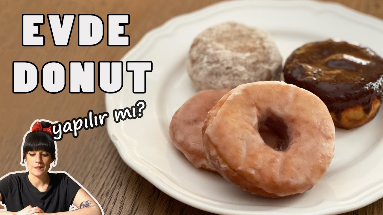EVDE DONUT / BERLINER NASIL YAPILIR? glaze tarifi de vaaaar!