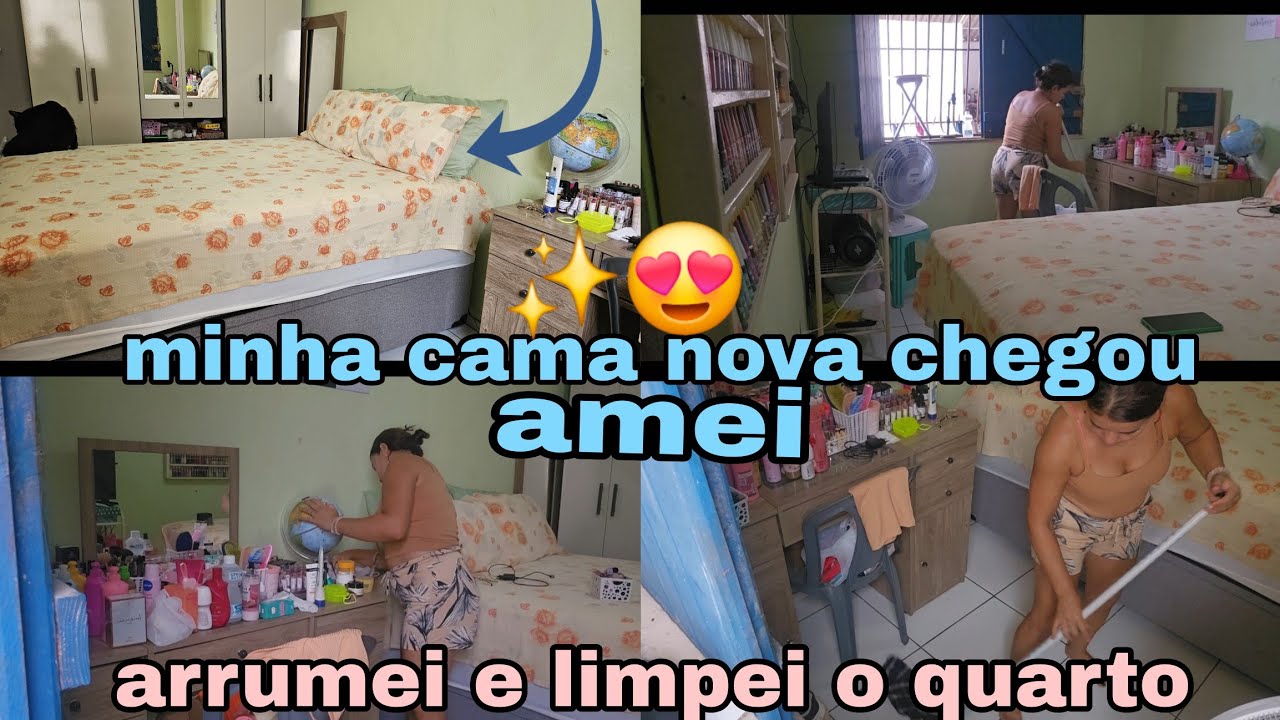 ARRUMANDO MINHA CAMA NOVA ✨️