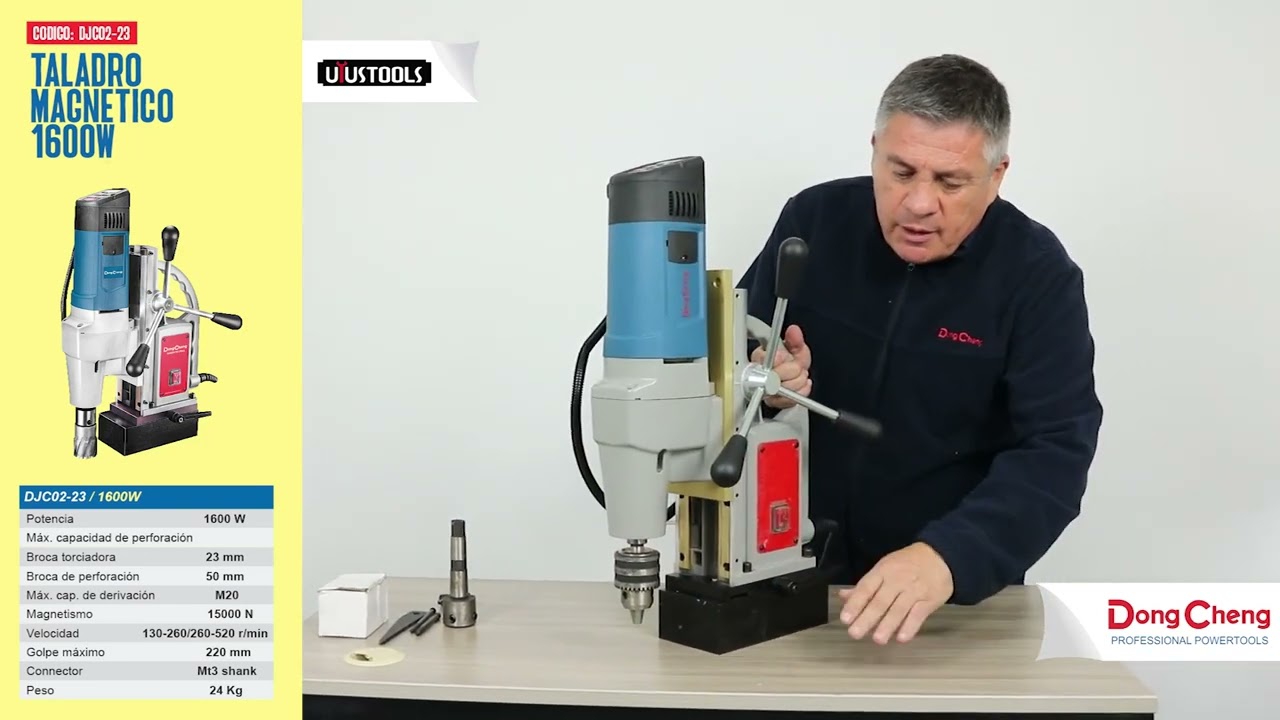Taladro Magnetico 1600W - Modelo DJC02-23