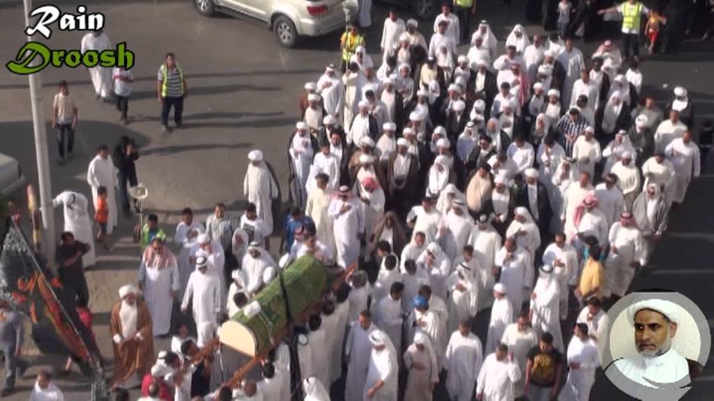 التشييع المهيب لسماحة الشيخ حسن القروص 25/8/1434