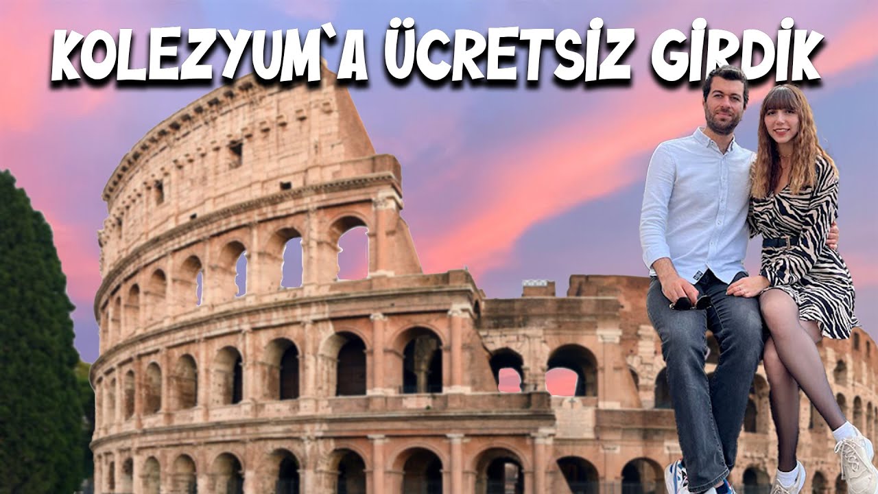 Kolezyuma'a ücretsiz girdik!!  ROMA`NIN EN GÜZEL MANZARASI