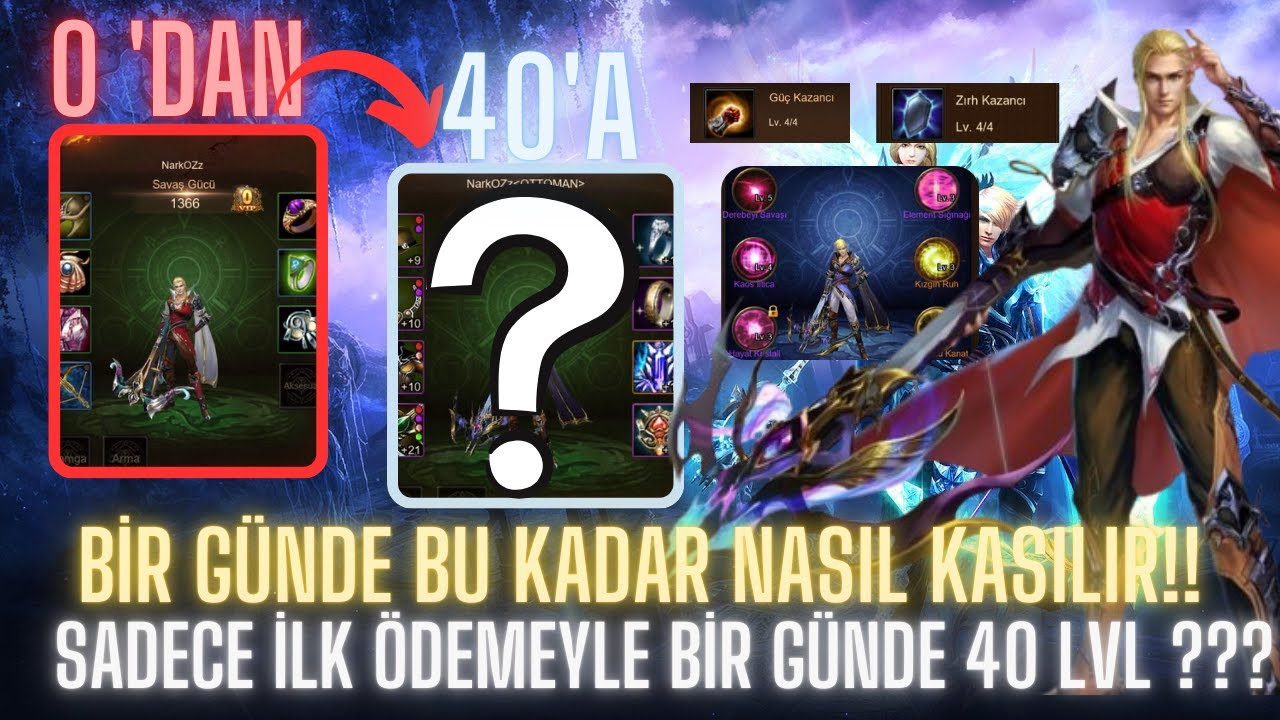 Wartune Ultra/ Sadece İlk Ödeme İle 40 LVL 1 Günde Nasıl Kasılır? SIRALAMAYA KASTIK (ÇEKİLİŞ HESABI)