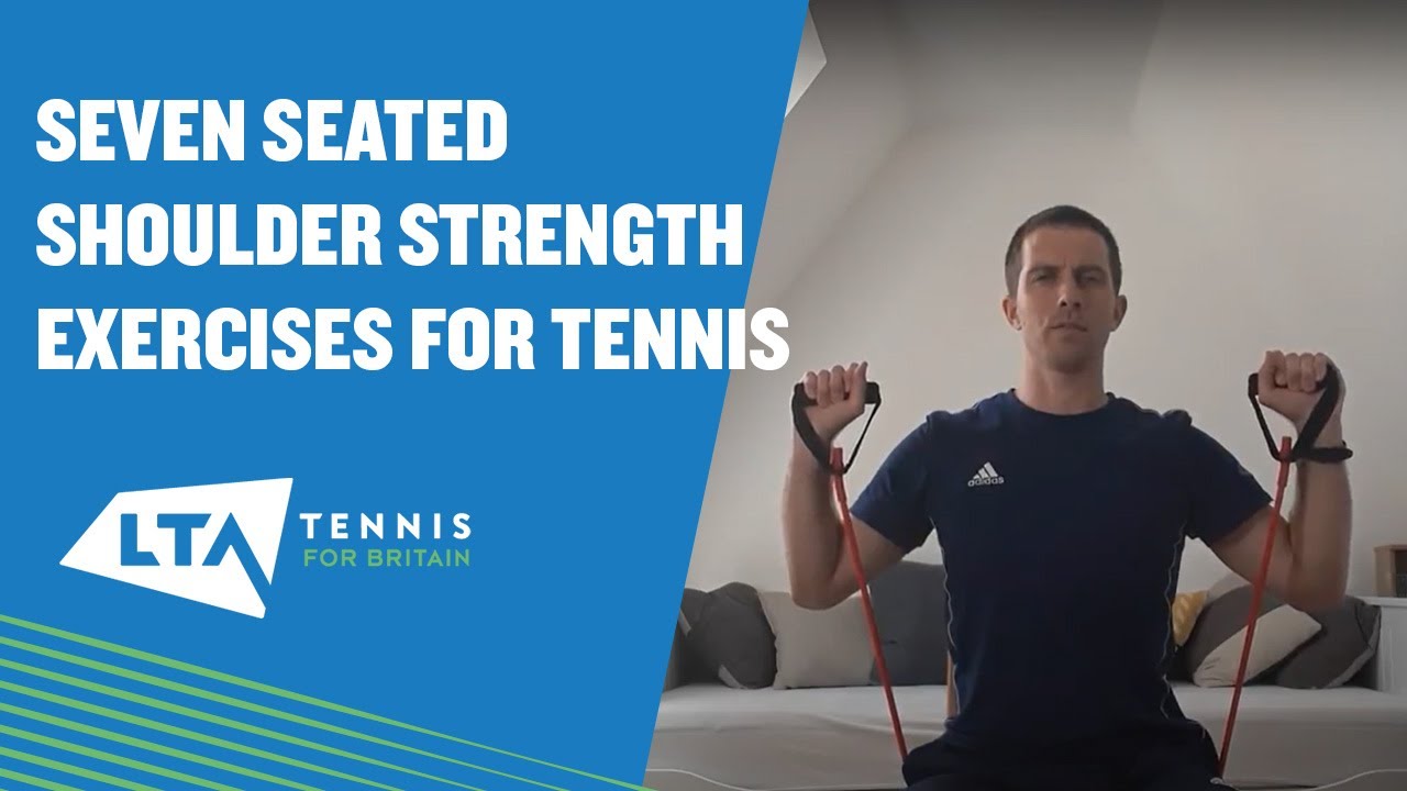 Seven seated shoulder strength exercises for tennis