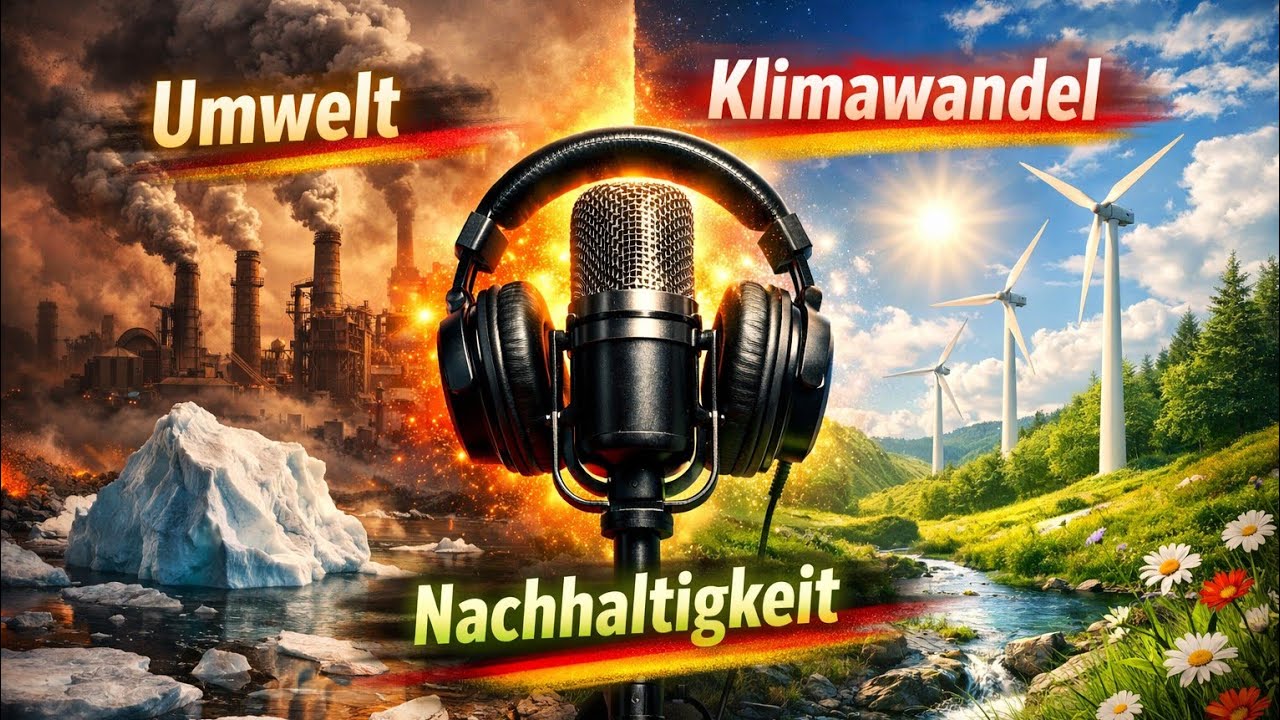 Deutsch lernen mit Podcast: Klimawandel (B1–B2+)