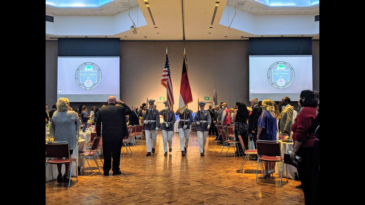 ORMA Color Guard Performs the Posting and Retiring of the Colors at AMVETS 76th National Convention