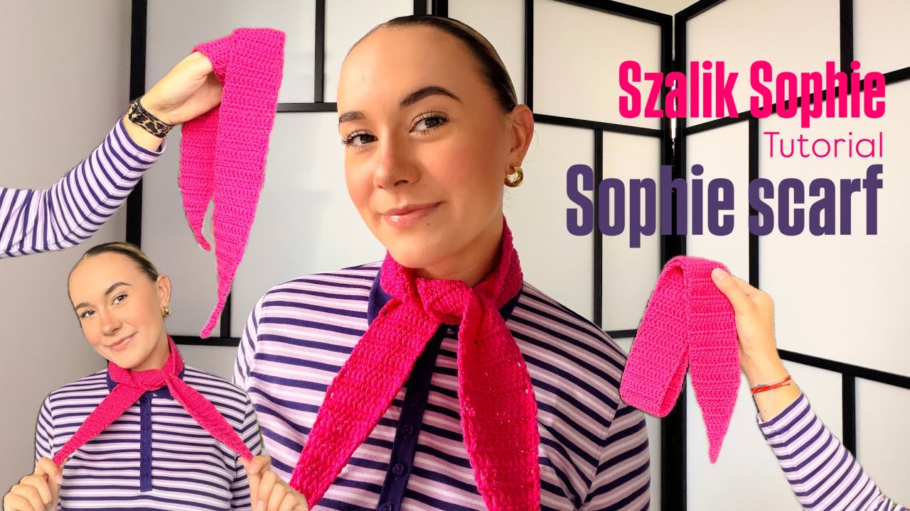 Sophie Scarf - crochet tutorial 🩷