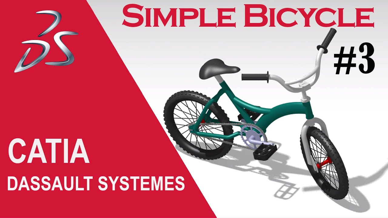 Design Simple Bicycle in Catia (Part-3)