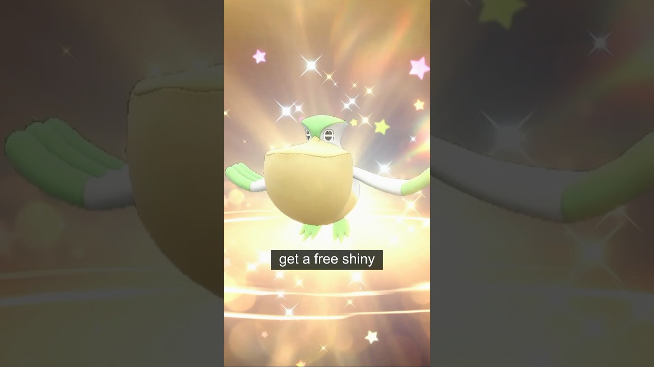 Get FREE SHINY Pelipper Pokemon Scarlet and Violet #pokemon