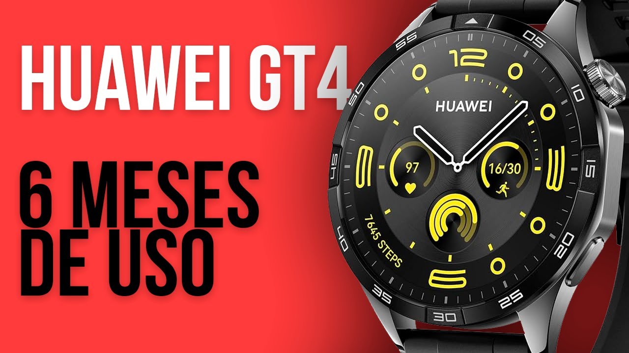 HUAWEI WATCH GT 4 - 6 MESES DE USO - Valeu a pena?