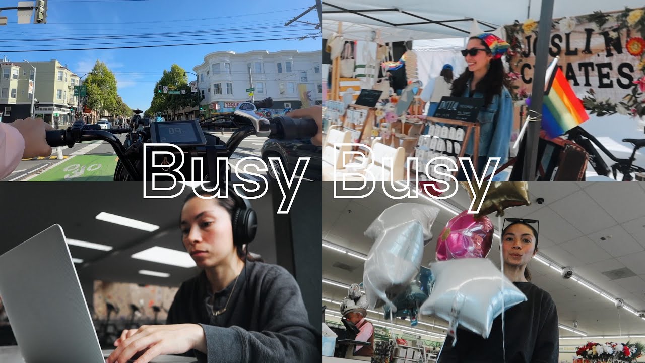 BUSY PRODUCTIVE DAYS in San Francisco (working, studying, climbing) | Nicole Joslin