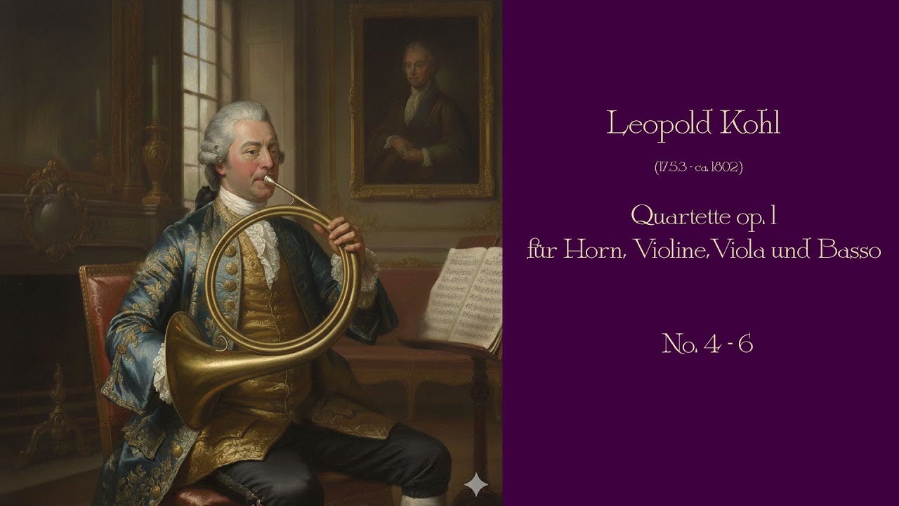 Leopold Kohl - Quartette op. 1 für Horn, Violine, Viola und Basso