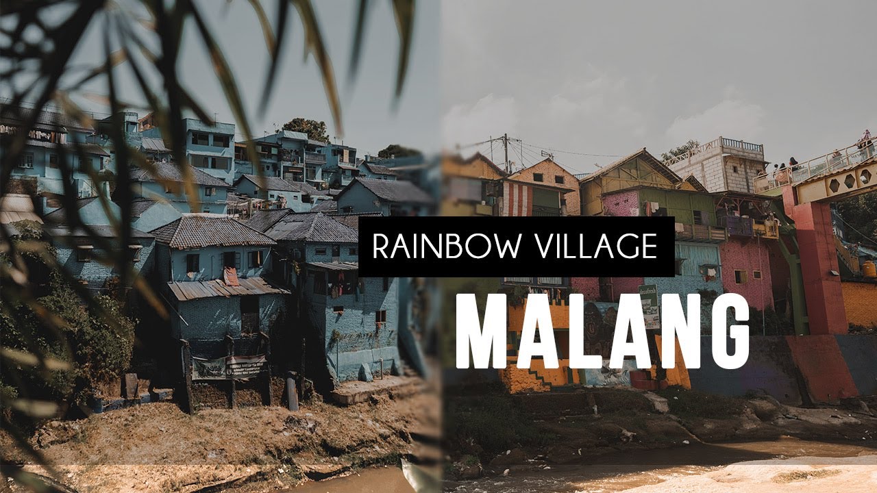 MALANG JODIPAN | Rainbow village | East Java travel video