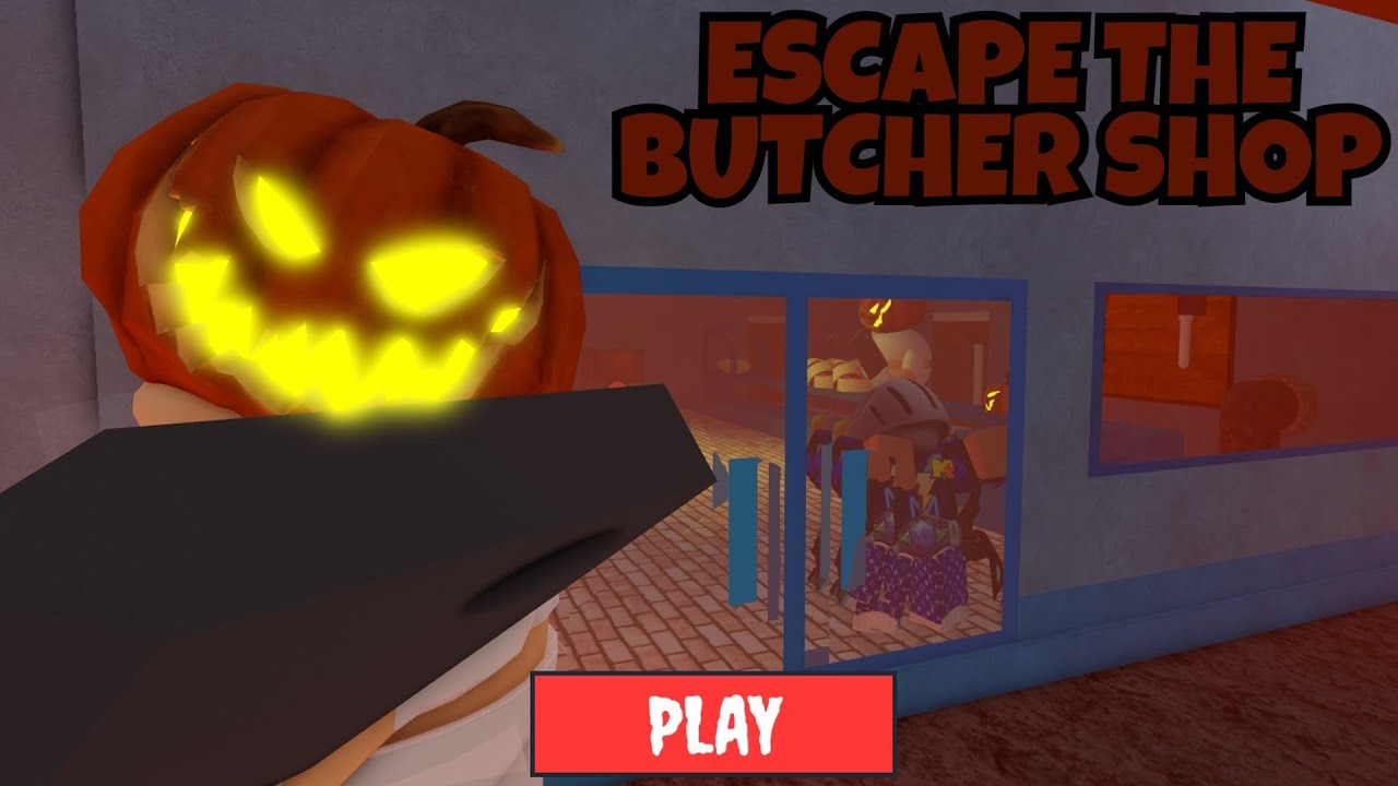 Escape the butcher shop (SCARY OBBY) 🔪🎃 in Roblox