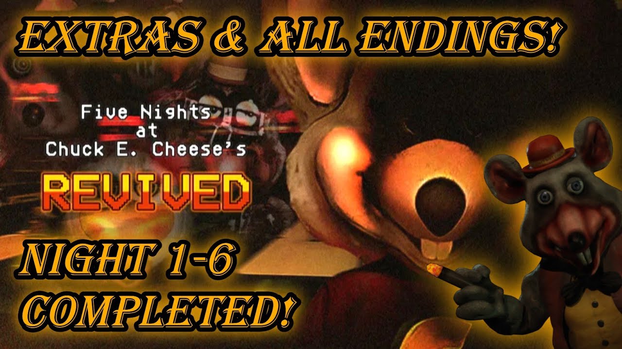 Five Nights At Chuck E Cheese's Revived | Night 1-6 Completed!