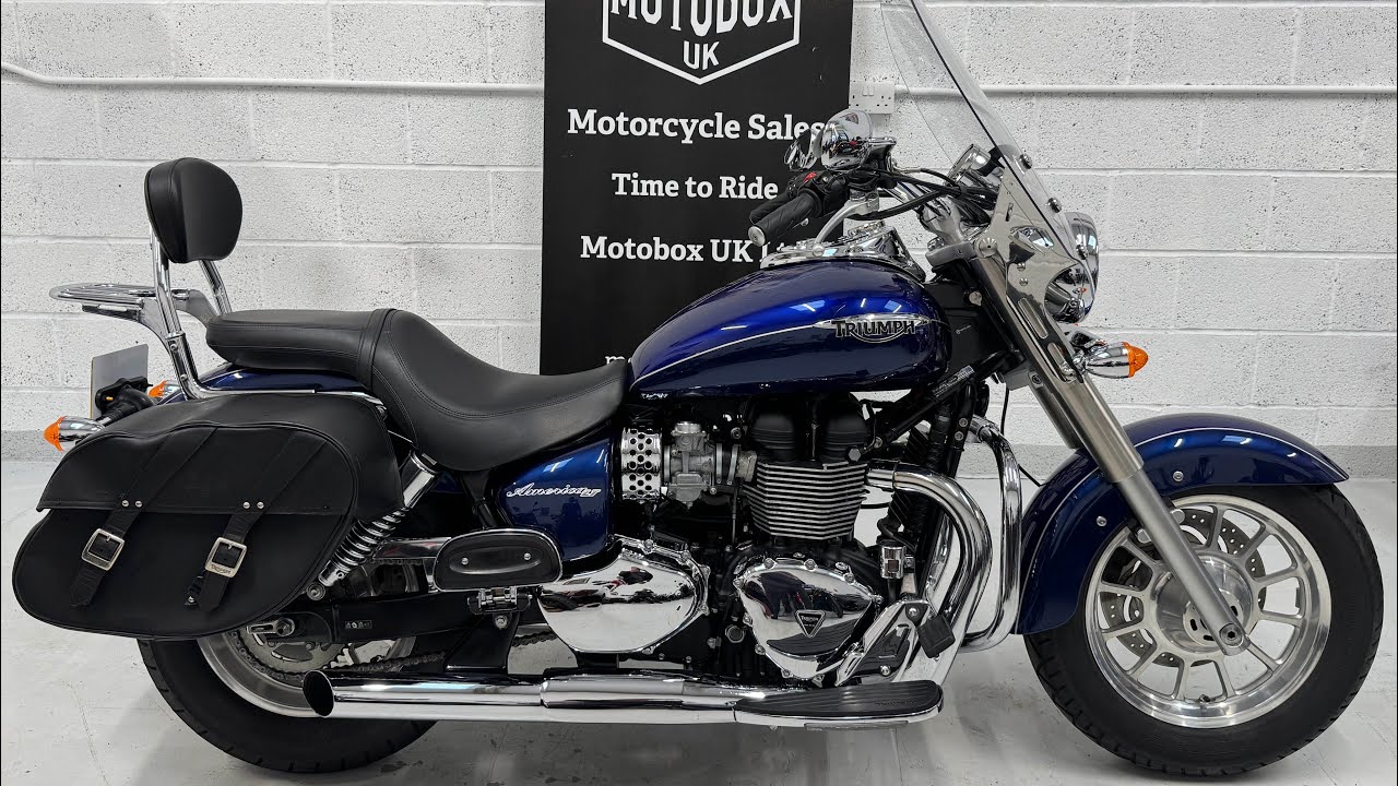 Triumph America LT 865, 2016, walk around and start up