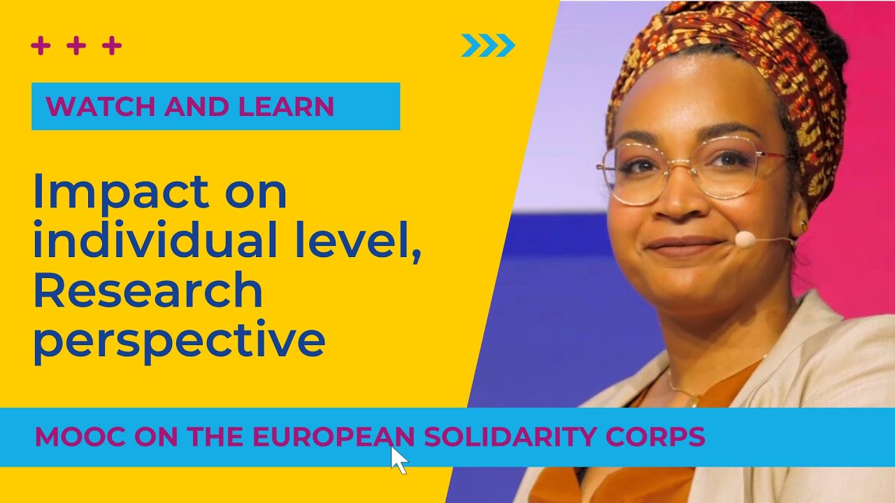 Impact of the European Solidarity Corps Projects on Individual Level, Research perspective